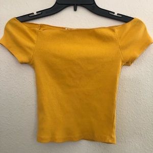 Sky & Sparrow Ribbed Crop Top